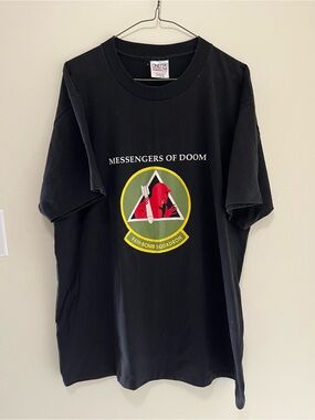 Vintage 90s 96th Bomb Squadron T Shirt Oneita Single Stitch Messengers of Doom